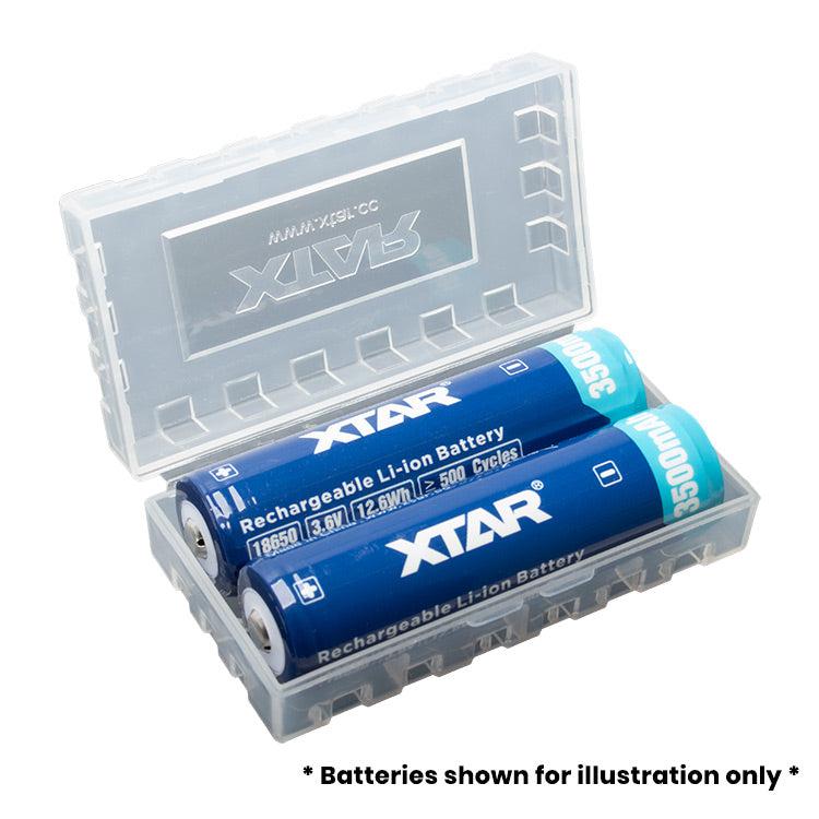 Xtar Battery Case for 4 x CR123A or 2 x 18650 Batteries