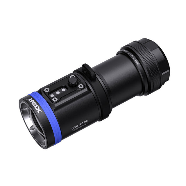 Xtar D30 4000 LED Diving Torch Kit (White/Red/Blue/UV)