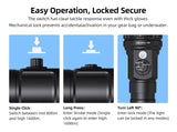 Xtar D40 Zoom Focusable LED Diving Torch Kit