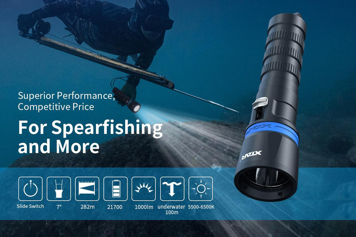 Xtar DS1 LED Diving Torch Kit