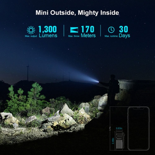 Olight Baton 4 Rechargeable LED Torch | Torch Direct
