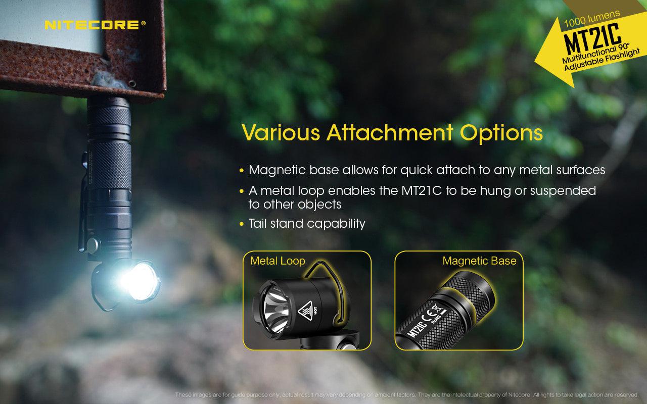 Nitecore MT21C Angle Light LED Torch | Torch Direct