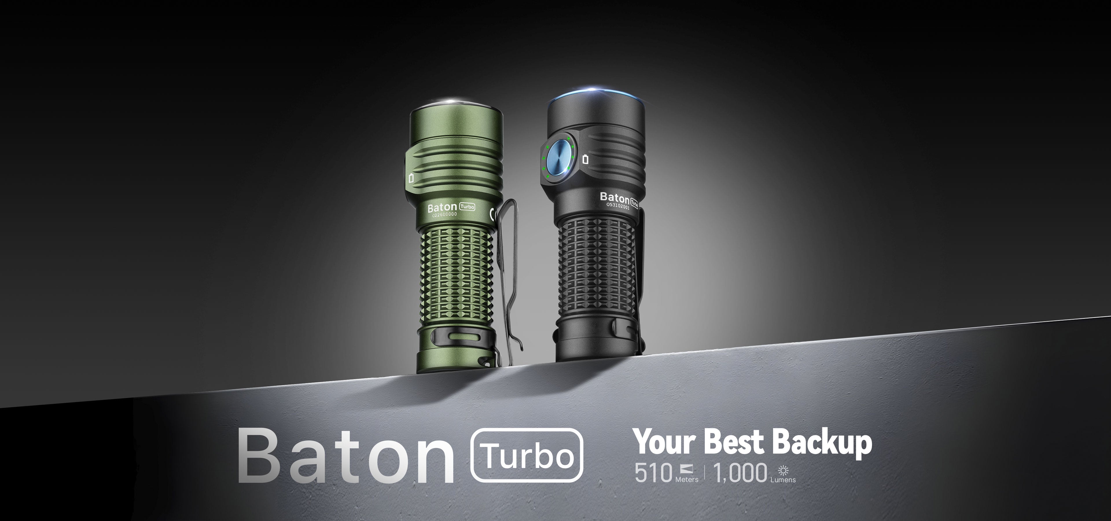 Olight Baton Turbo Rechargeable LED Torch | Torch Direct