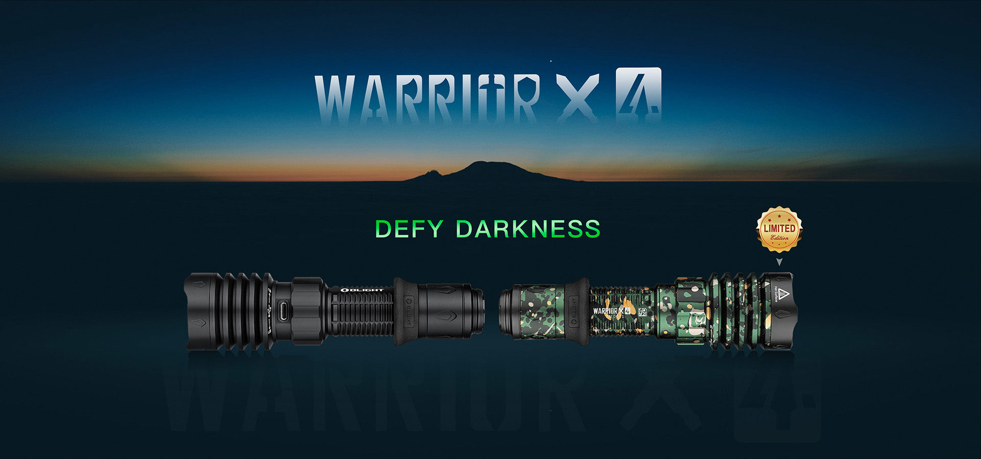 Olight Warrior X 4 Rechargeable LED Torch Kit | Torch Direct