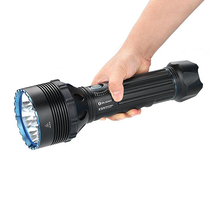 Olight X9R Marauder Rechargeable LED Torch | Torch Direct